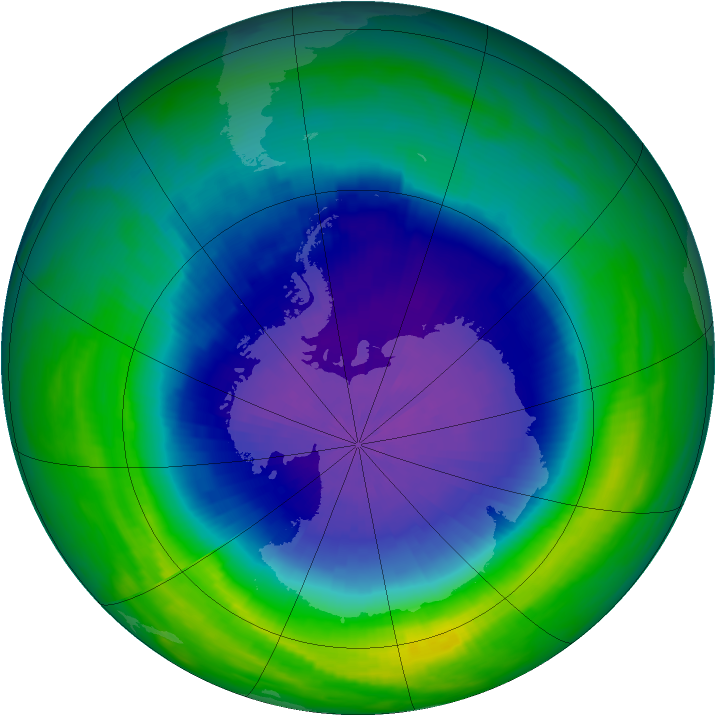 Ozone Map 1987-10-13